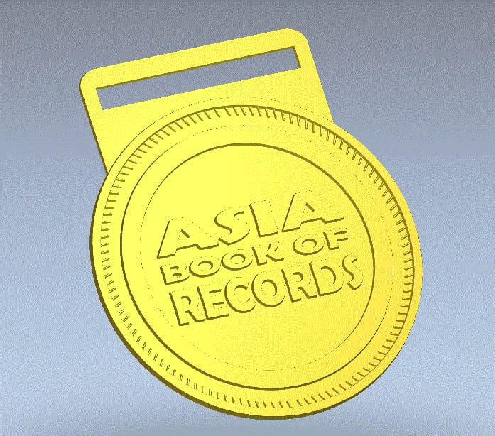 Asia Book of Records Medal
