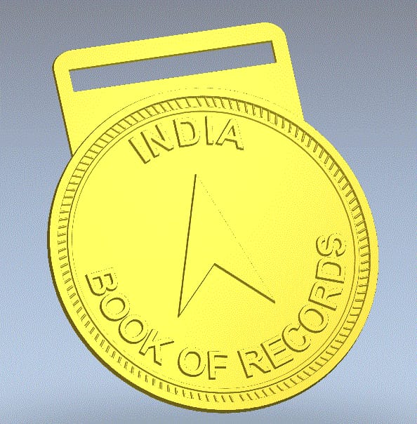 India Book of Records Medal