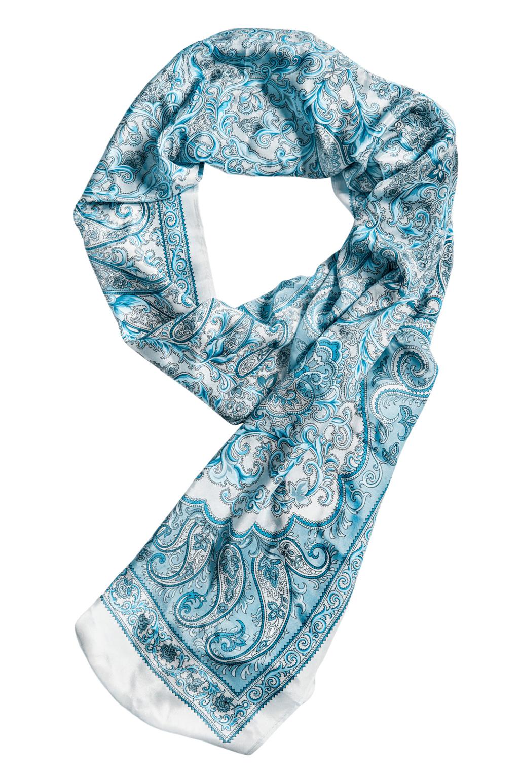 Paisley Print Silk Scarf